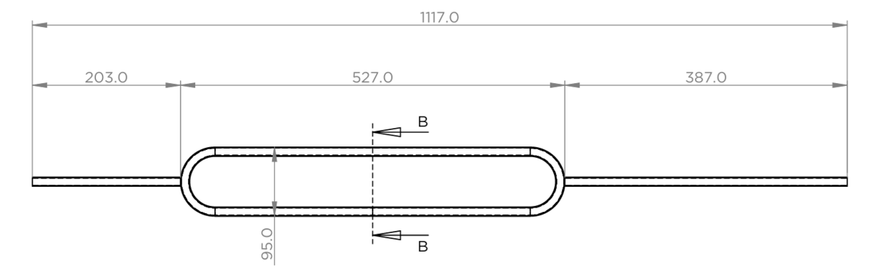 Thumbnail #5 Black Metal Oval Spindle 12.5 x 1117mm